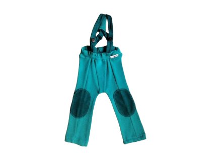 Manymonths kalhoty se šlemi merino - Royal Turquoise