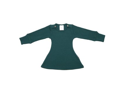 Manymonths merino šaty Sequoia Green