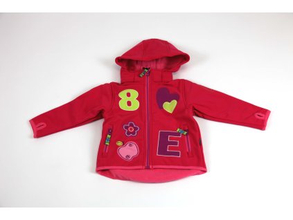 ELKA softshelová bunda hot rose