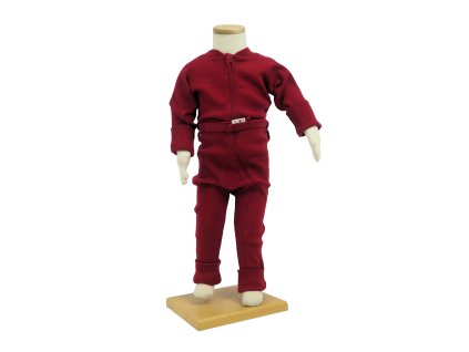 Manymonths overal merino Raspberry Red