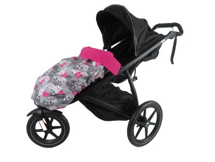 Nepadací deka 3v1 -  Pink Cats nepromokavá