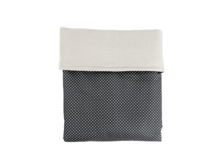 Nepadací deka 3v1 - Dark Grey Dots