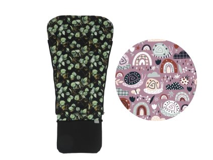 Podložka do kočárku prodloužená - Snails