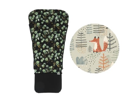 Podložka do kočárku prodloužená - Fox in the Forest