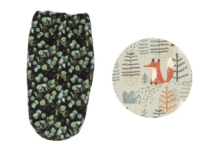 Nepadací deka na zip bavlněná jaro/podzim - Fox in the Forest