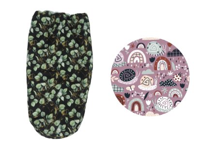 Nepadací deka na zip bavlněná jaro/podzim - Snails