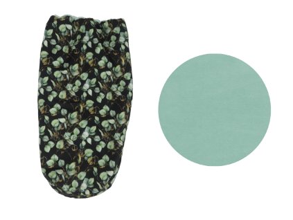 Nepadací deka na zip z biobavlny jaro/podzim - Cloud Mint