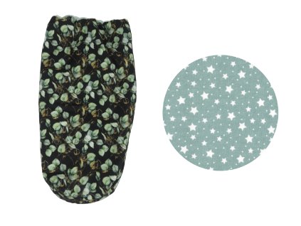 Nepadací deka na zip z biobavlny jaro/podzim - Cloud Stars