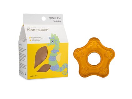 Natursutten kaučukové kousátko Starfish