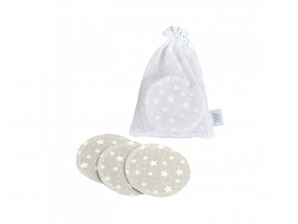 make up removal pads beige stars