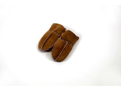 11331 kaiser detske rukavicky hnede