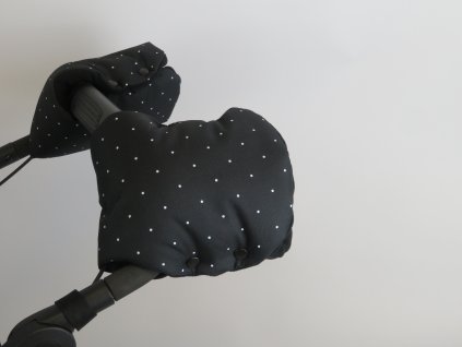 11733 rukavice na kocarek thule puntiky