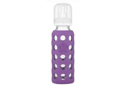 Skleněná láhev Lifefactory 250 ml kojenecká Grape