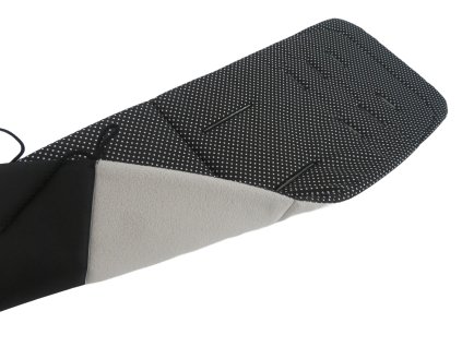 Podložka do kočárku Thule 2/3 - Black Dots, light grey fleece