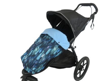 Nánožník nepromokavý jaro/podzim - Blue Feathers