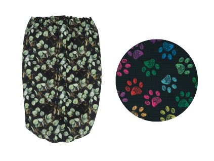Nepadací deka na zip nepromokavá jaro/podzim - Colourful Paws
