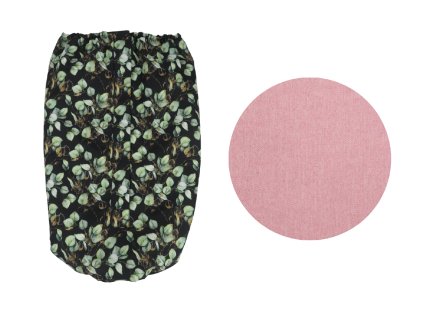 Nepadací deka na zip nepromokavá jaro/podzim - Pink Powder softshell