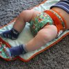 Pop-in portable padded waterproof nappy changing mat for baby  Tiger