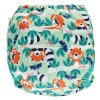Pop-in waterproof popper reusable nappy cover popper Red Panda
