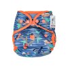 Pop-in waterproof popper reusable nappy cover popper Twilight Garden