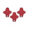 Reusable pantyliners organic cotton cloth pads Mini – - Red Dots 3 pcs