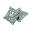 Reusable daily organic cotton cloth pads Midi - Cloud Stars 2 pcs