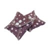 Reusable daily organic cotton cloth pads Midi - Lila Stars 2 pcs