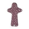 Reusable night organic cotton cloth pads Maxi –plus - Beige Stars 1 pcs