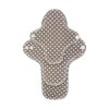 Starter pack of organic cotton reusable cloth pads Trial - Brown Dots 3 pcs
