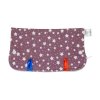 Moon Pouch for cloth pads - Lila Stars