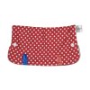 Moon Pouch for cloth pads - Red Dots