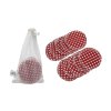 Make up removal pads - Red Dots 10 pcs