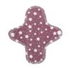 Reusable pantyliners organic cotton cloth pads Mini – - Lila Stars 3 pcs