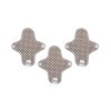 Reusable pantyliners organic cotton cloth pads Mini – - Brown Dots 3 pcs