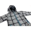 softshellová bunda šedá kostkovaná (2)