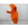 Manymonths kabátek na zip s kapucí Festive Orange