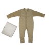 Overal na spaní bez tlapek - Brown/Ecru