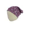 Dětský šátek na hlavu z BIObavlny - Lila Stars