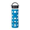 Skleněná láhev Lifefactory 475 ml klasický uzávěr Teal Lake