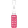 Skleněná láhev Lifefactory 250 ml kojenecká Raspberry