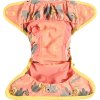 Pop-in AIO bamboo reusable popper nappy Cheetah