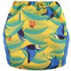 Pop-in all-in-two newborn bamboo aplix reusable nappy Parrot
