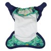 Pop-in all-in-two newborn bamboo aplix reusable nappy Round the Garden