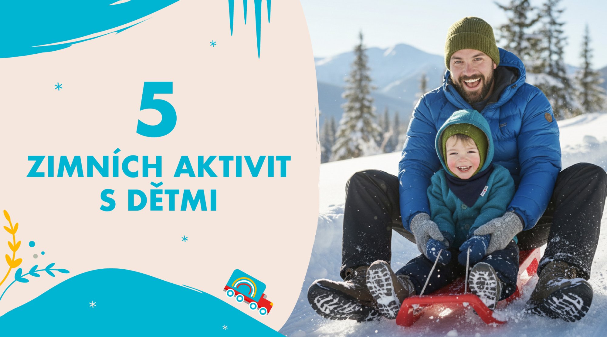 5 zimních aktivit s dětmi