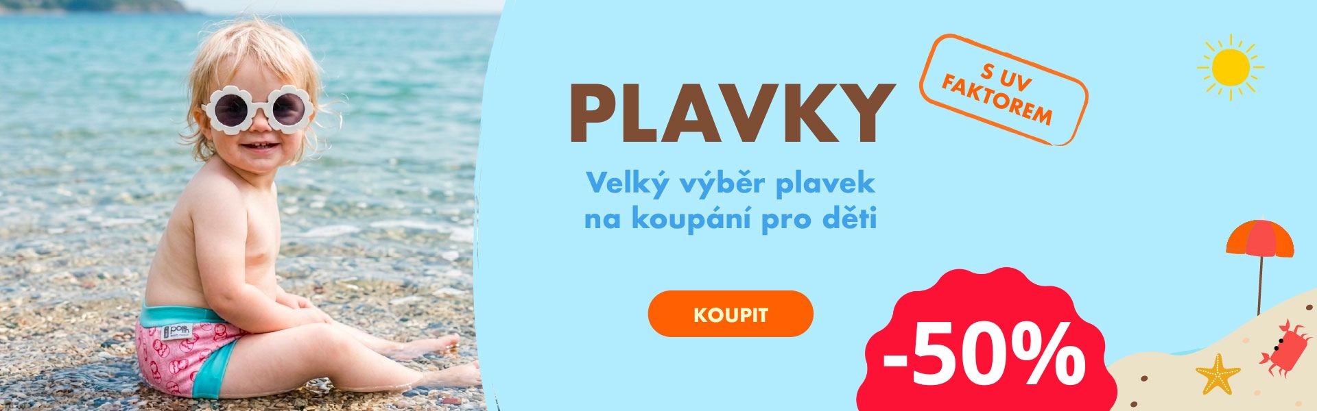 UV Plavky sleva 50%