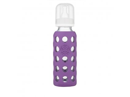 Skleněná láhev Lifefactory 250 ml kojenecká Grape
