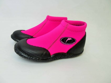 Plážové neoprenové boty Konfidence - Růžová