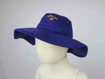 Dětský klobouček Baby Kid Banz bavlna - Tmavě fialový