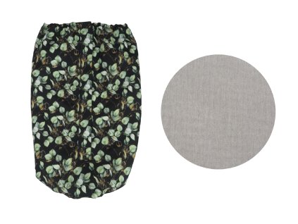 Nepadací deka na zip nepromokavá jaro/podzim - Light Grey softshell