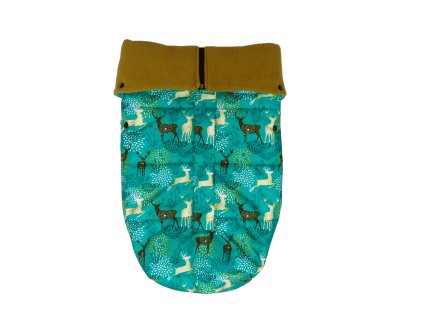 Nánožník nepromokavý podzim/zima - Turquoise Reindeer